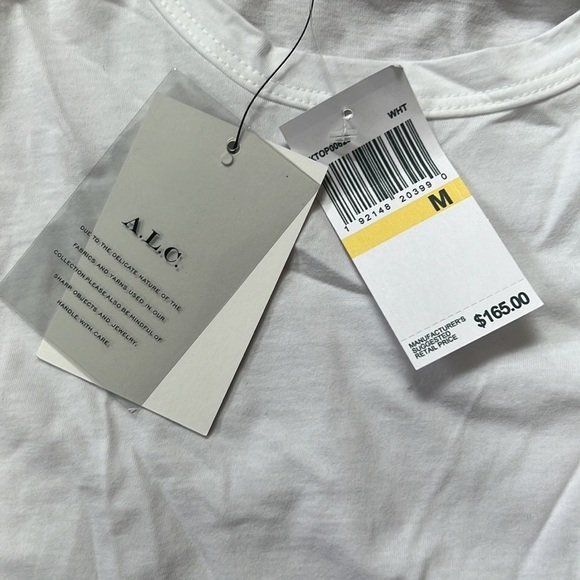 NWT A.L.C Women’s White Shirt Size M - Picture 2 of 5
